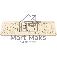 Клавиатура беспроводная A4Tech Fstyler FBK26C AS, USB, Bluetooth/Радиоканал, бежевый