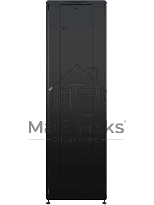 Шкаф коммутационный NTSS Премиум (NTSS-R42U6060GS-BL) напольный 42U 600x600мм пер.дв.стекл металл 900кг черный 510мм 86кг 1987мм IP20 сталь