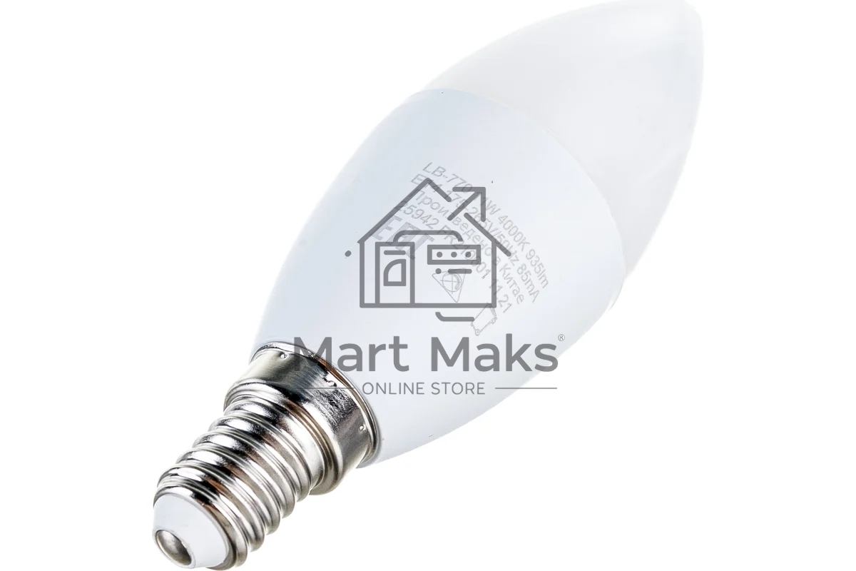 Лампа светодиодная FERON LB-770 (25942) 11W 230V E14 4000K свеча