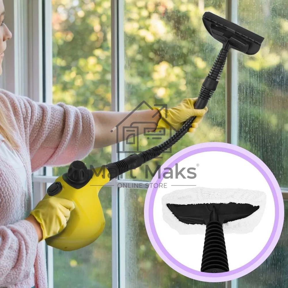 Пароочиститель ручной KITFORT KT-9138-3 черно-желтый, 1050 Вт