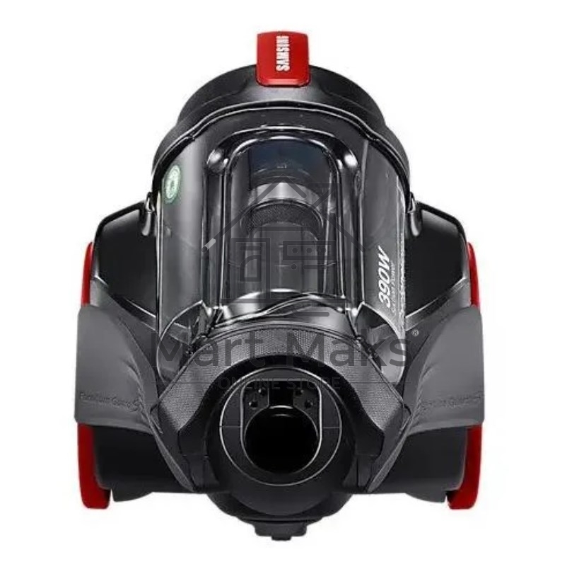 Пылесос Samsung VC15K4116VR/EV красный/черный, 390/1500 Вт, уборка сухая, пылесборник контейнер 1.3 л