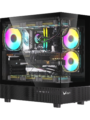 Компьютерный корпус AeroCool/Formula Crystal Z8 COSMIC черный без БП ATX 3x120мм 5x140мм 1xUSB 2.0 1xUSB 3.0 1xUSB3.1 audio bott PSU