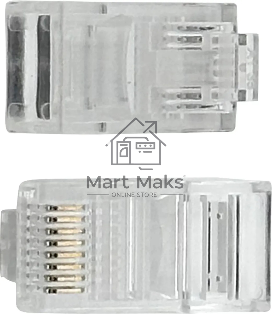 Коннектор Buro (BU-CONRJ45-20PCS) RJ45 прозрачный (упак.:20шт)