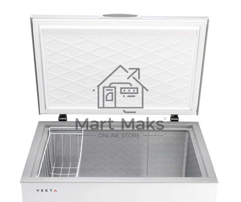 Морозильный ларь Vekta FR-220S02, белый, 198л, 1 камера 818*555*850 мм, полезный объем 198 л