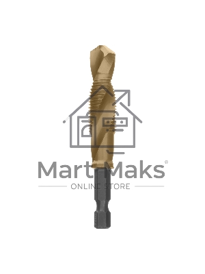 Сверло-метчик Denzel М12 х 1,25 мм, Р6М5