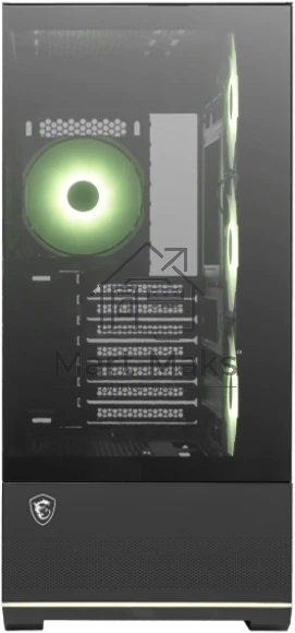 Корпус MSI MAG Pano 110R PZ черный без БП ATX 6x120mm 7x140mm 2xUSB3.0 1xUSB3.1 audio AirDuct bott PSU