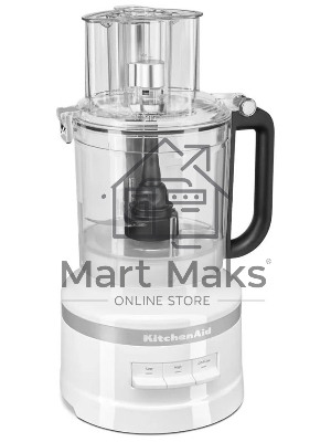 Кухонный комбайн KitchenAid 5KFP1318EWH, мощность 400 Вт, объем чаши 3.1 л, импульсный режим, белый