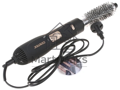 Фен-щётка Centek CT-2059 черный/золотистый, 1200 Вт, 25 мм