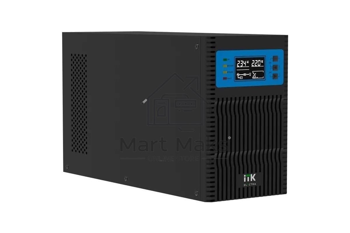 Источник бесперебойного питания ITK Electra EOT-0002KVA-1-004 / 2000 ВА / 2000 Вт  / 4 x CEE 7 (евророзетка)