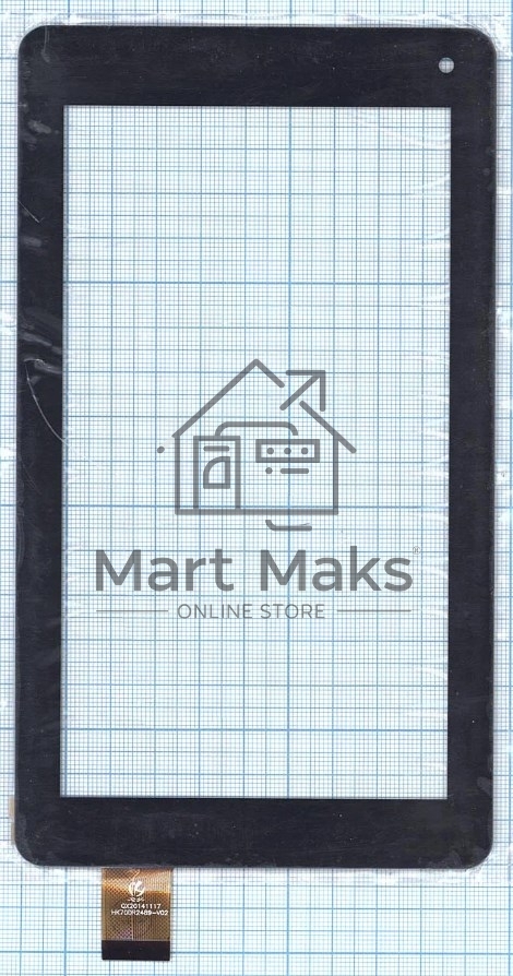 Сенсорное стекло (тачскрин) HK70DR2489-V02, черное