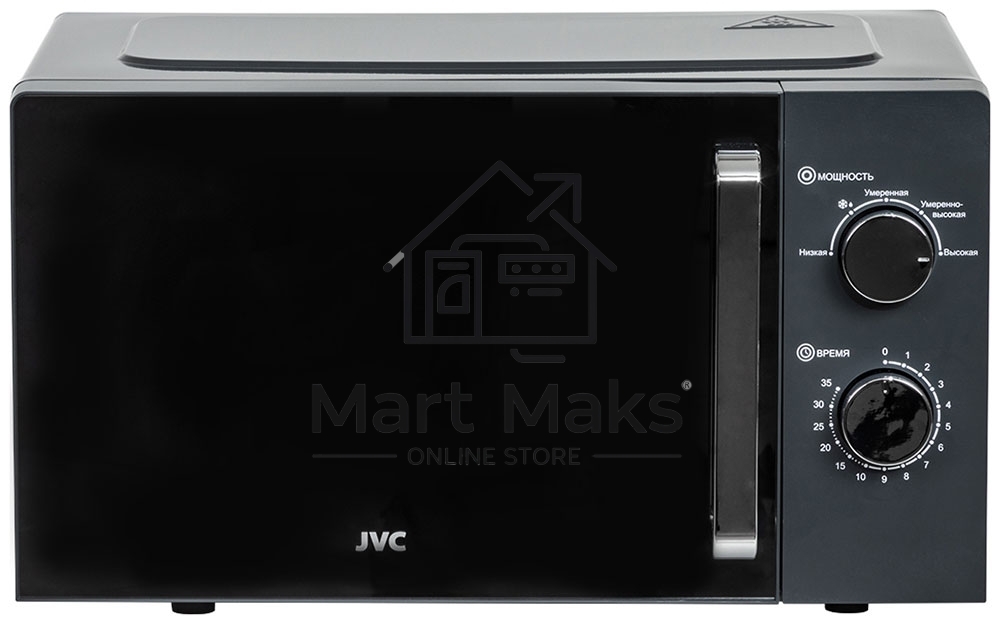 Микроволновая печь JVC JK-MW148M графит, 20 л, 700 Вт, переключатели - поворотный механизм