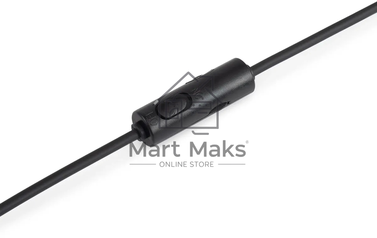 Наушники с микрофоном Оклик HS-L355G черный 1.8м мониторные оголовье (1939807)