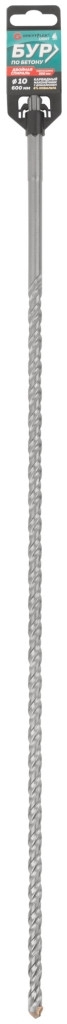 Бур по бетону, SDS-Plus, GreatFlex Light, 10x600 мм