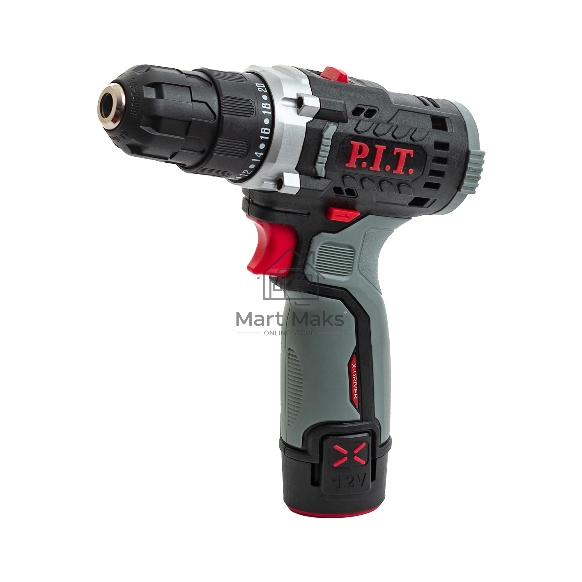 Дрель P.I.T. PBM12K-10A/1 X-DRIVER патрон:быстрозажимной реверс (PBM12K-10A/1)