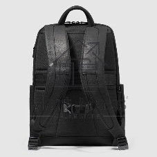 Рюкзак мужской Piquadro Black Square CA6501B3/N, кожа, черный