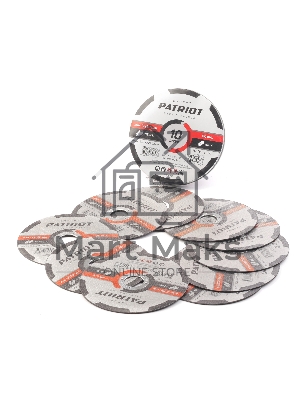 Диск абразивный отрезной Patriot Expert 125*1,2*22,23 по металлу, 10 шт в жестяной коробке