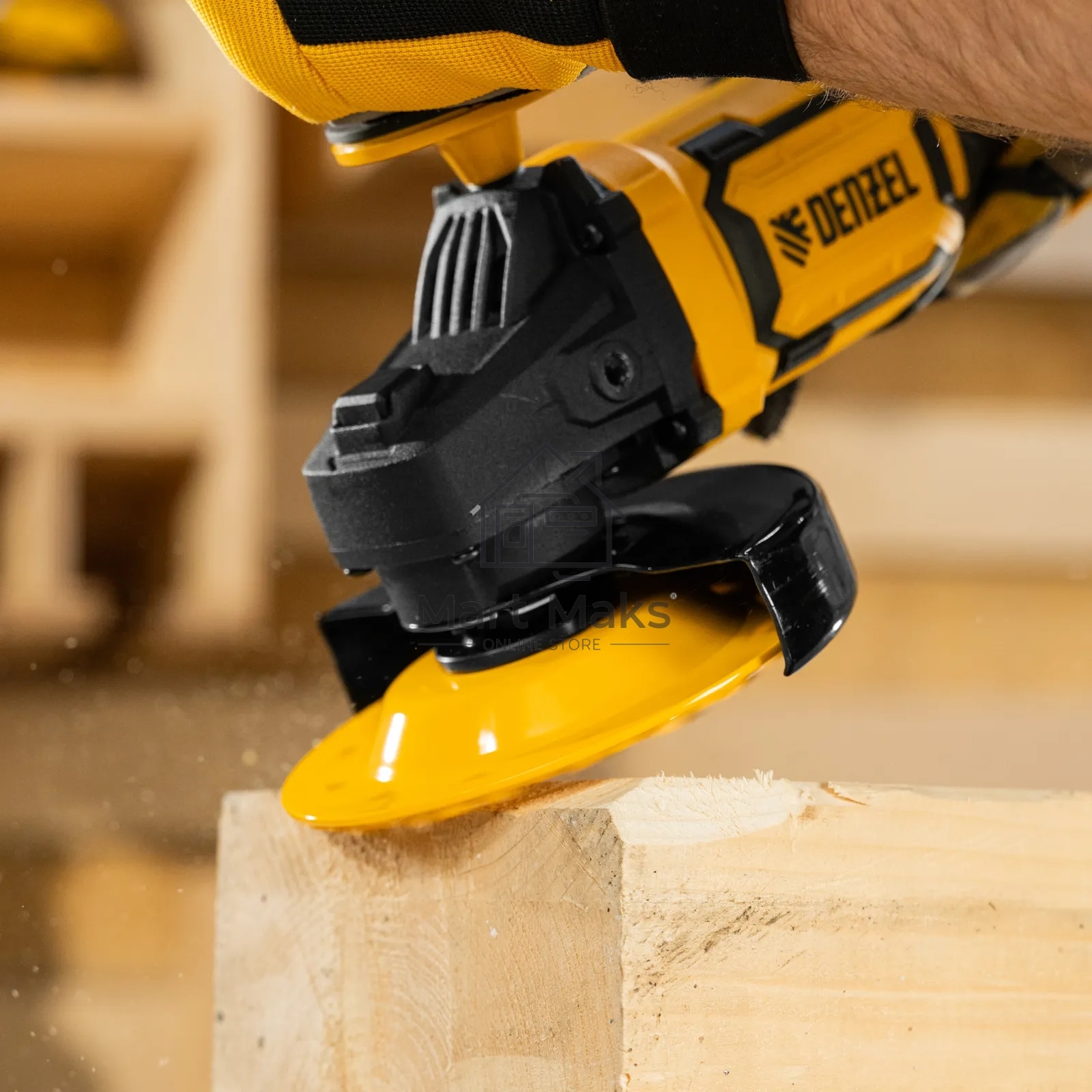 Чашка твердосплавная зачистная Denzel 125 мм, плоская, крупное зерно #8