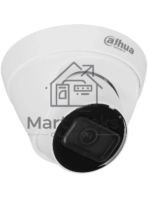 Уличная турельная IP-видеокамера Dahua DH-IPC-HDW1431T1P-0360B-S6 4Мп, 1/2.9” CMOS, объектив 3.6мм, ИК-подсветка до 30м, IP67, корпус: металл, пластик