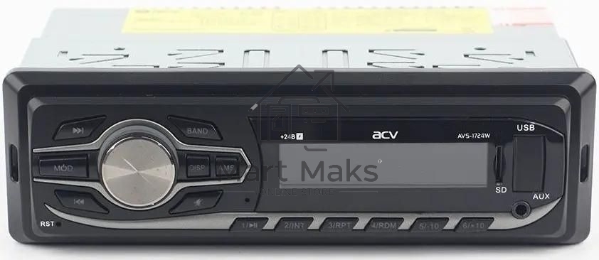 Автомагнитола ACV AVS-1724W 1DIN 4x45Вт