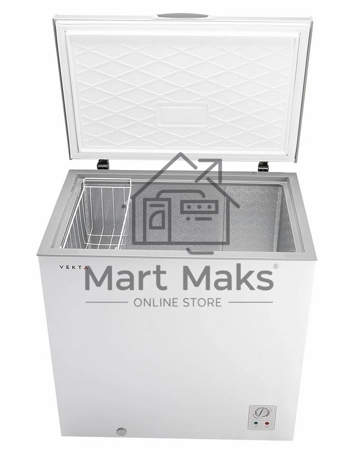 Морозильный ларь Vekta FR-220S02, белый, 198л, 1 камера 818*555*850 мм, полезный объем 198 л
