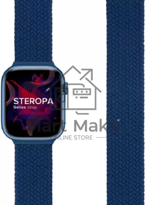 Плетеный нейлоновый ремешок для Apple Watch 38/40 mm LYAMBDA STEROPA DSN-11-40-BL Blue