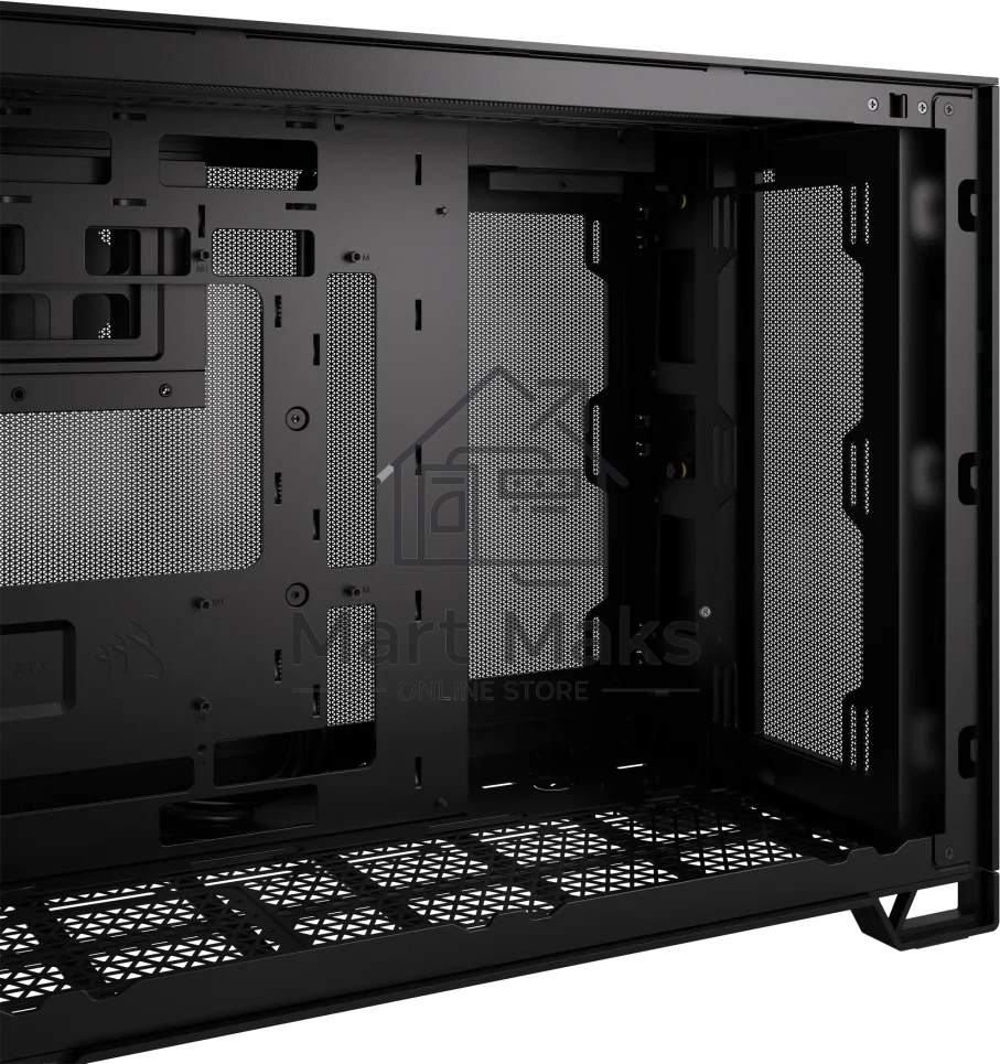 Компьютерный корпус без блока питания Case Corsair 2500D Airflow, Midi-Tower, TG, no fan, 2xUSB-A 3.2, 1xUSB 3.2 Type-C, mATX, mITX черный