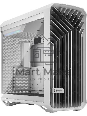 Компьютерный корпус Fractal Design Torrent белый TG Clear Tint / E-ATX, TG, 2x3.5, 4x2.5, 7xPCI, 1xUSB-C, 2xUSB 3.0 / 2x180мм, 3x140мм fans inc. / FD-C-TOR1A-03