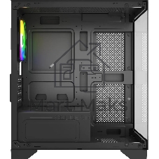 Компьютерный корпус Accord ACC-350-02B черный без БП mATX 1x120мм 1xUSB 2.0 1xUSB 3.0 1xUSB3.1 audio