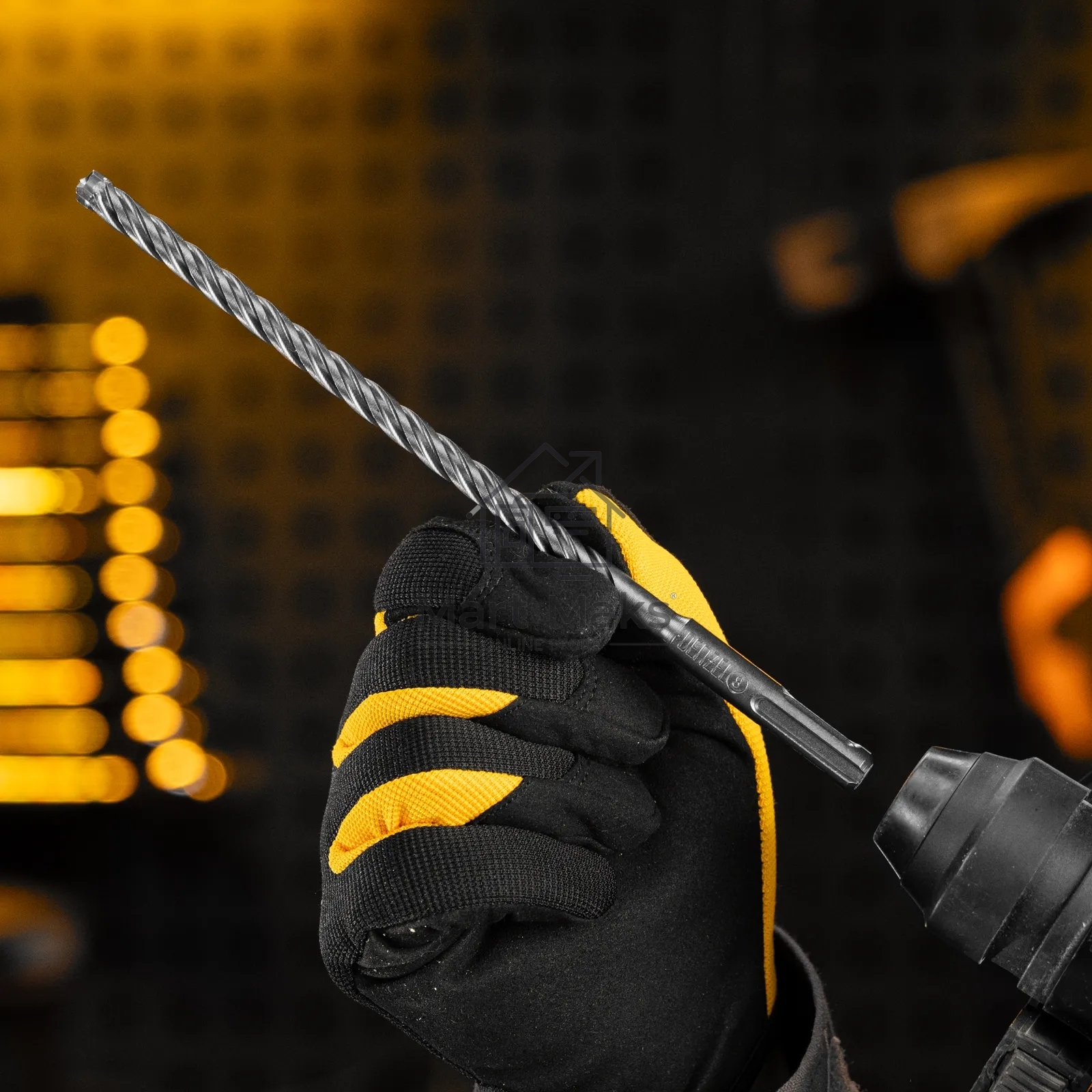 Бур по бетону Denzel цельная крестовая пластина, 8x215 мм, SDS PLUS