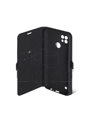 Чехол (флип-кейс) DF rmFlip-16, для Realme C21, черный df rmflip-16 (black)