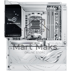 Материнская плата ASUS ROG CROSSHAIR X870E GLACIAL, AM5, AMD X870E, 4xDDR5, 4xSATA, 7xM.2, 2xPCIe 5.0 x16, 2x10Gb LAN, Wi-Fi 7, Bluetooth 5.4, 2xUSB-C 40Gbps (USB4 / Gen3x2), 4xUSB-C 10Gbps, 8xUSB-A 10Gbps, 2x3.5 мм, 7.1, E-ATX