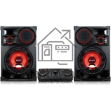 Минисистема LG CL98-FS черный 3500Вт FM USB BT