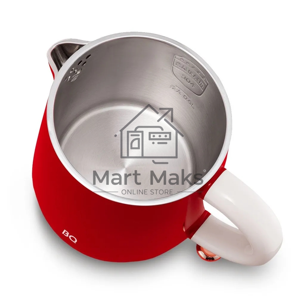 Чайник BQ KT1717P Red. Мощность:1000 Вт, Объем 0,6л