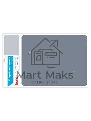 Коврик BU-CLOTH/grey Коврик для мыши тканевый, серый, 230 х 180 х3 мм