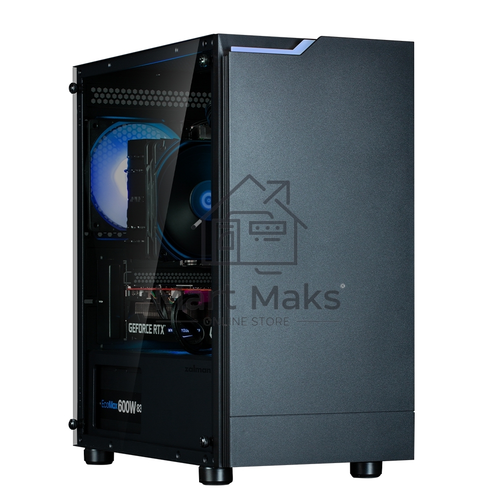 Компьютерный корпус ZALMAN T4 PLUS, MATX, BLACK, WINDOW, 1 x Combo (3.5'' or 2.5''), 1x3.5'', 2x2.5