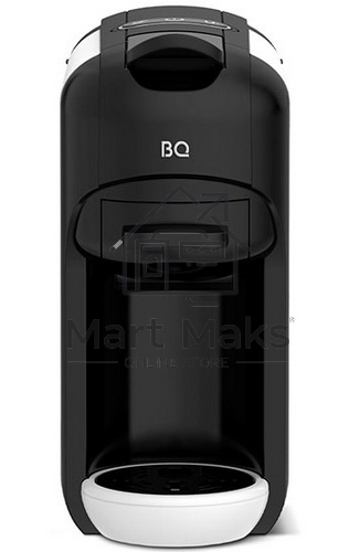 Кофеварка комбинированная BQ CM3000 черный/белый, исп. кофе - молотый, капсулы Nespresso/Dolce Gusto, 0.6 л, 1450 Вт, 19 Бар.
