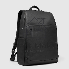 Рюкзак мужской Piquadro Black Square CA6501B3/N, кожа, черный