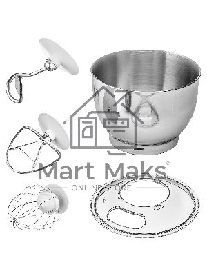 Миксер планетарный BBK KBM1400 серый, 1500 Вт