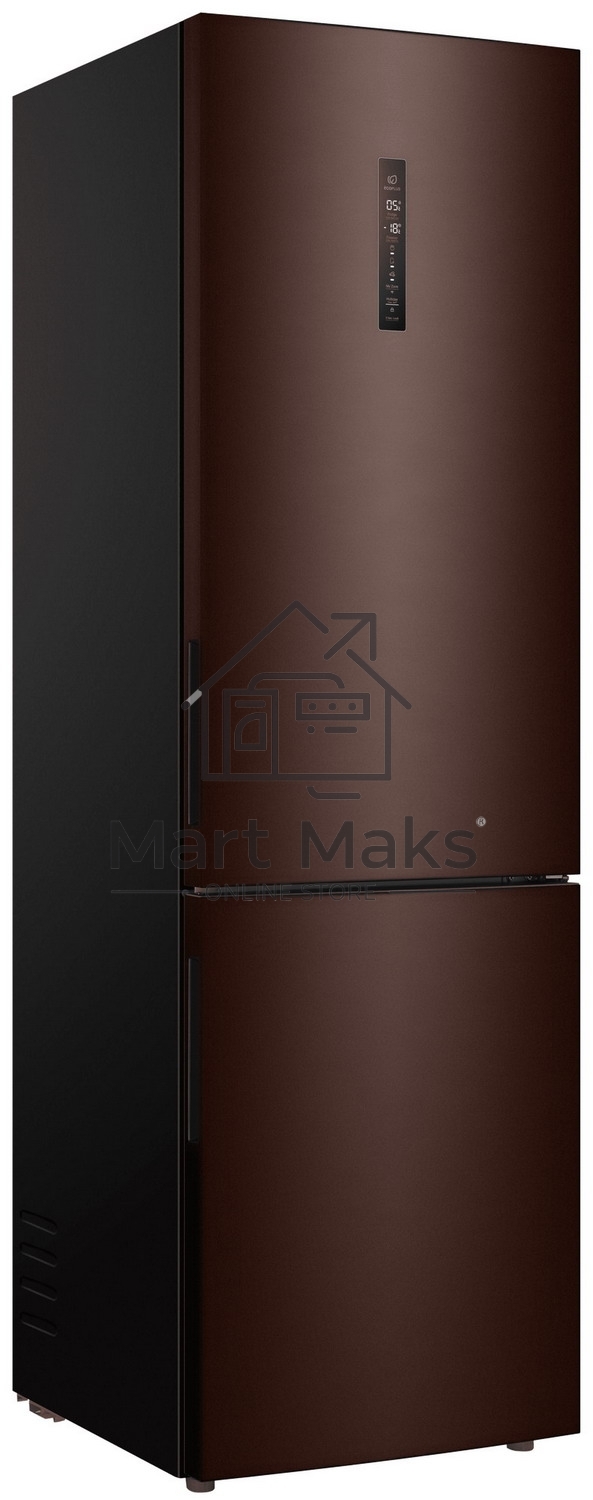 Холодильник Haier C4F740CLBGU1 коричневый двухкамерный 286/115л морозилка снизу, No Frost