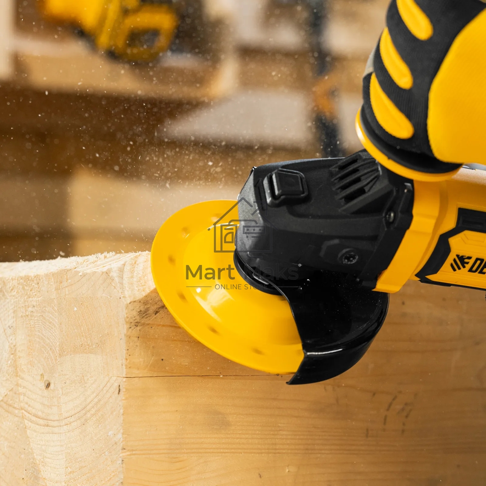 Чашка твердосплавная зачистная Denzel 125 мм, плоская, крупное зерно #8