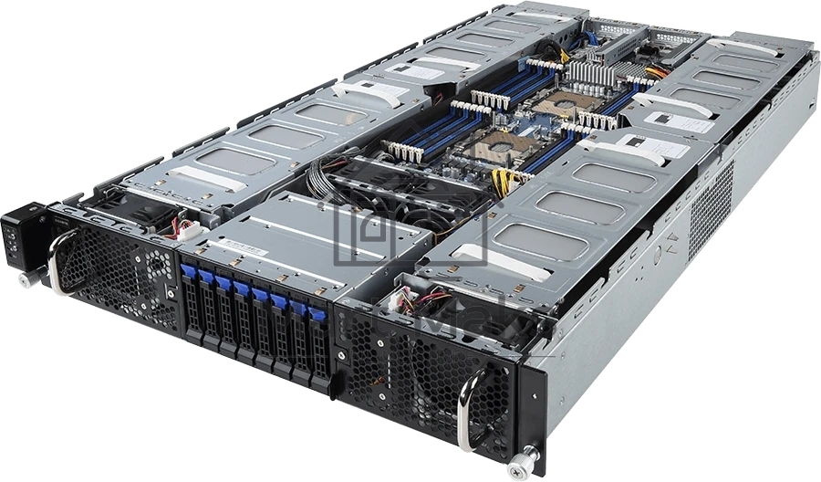Серверная платформа Gigabyte G291-2G0 HPC Server - 2U 16 x Tesla P4 GPU Server 2 x LGA 3647 DDR4