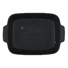 Форма для запекания MATTE BLACK прямоугольная 29,5х20,5х6,5см, жаропрочная керамика
