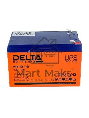 Батарея Delta HR 12-12 (12V, 12Ah)