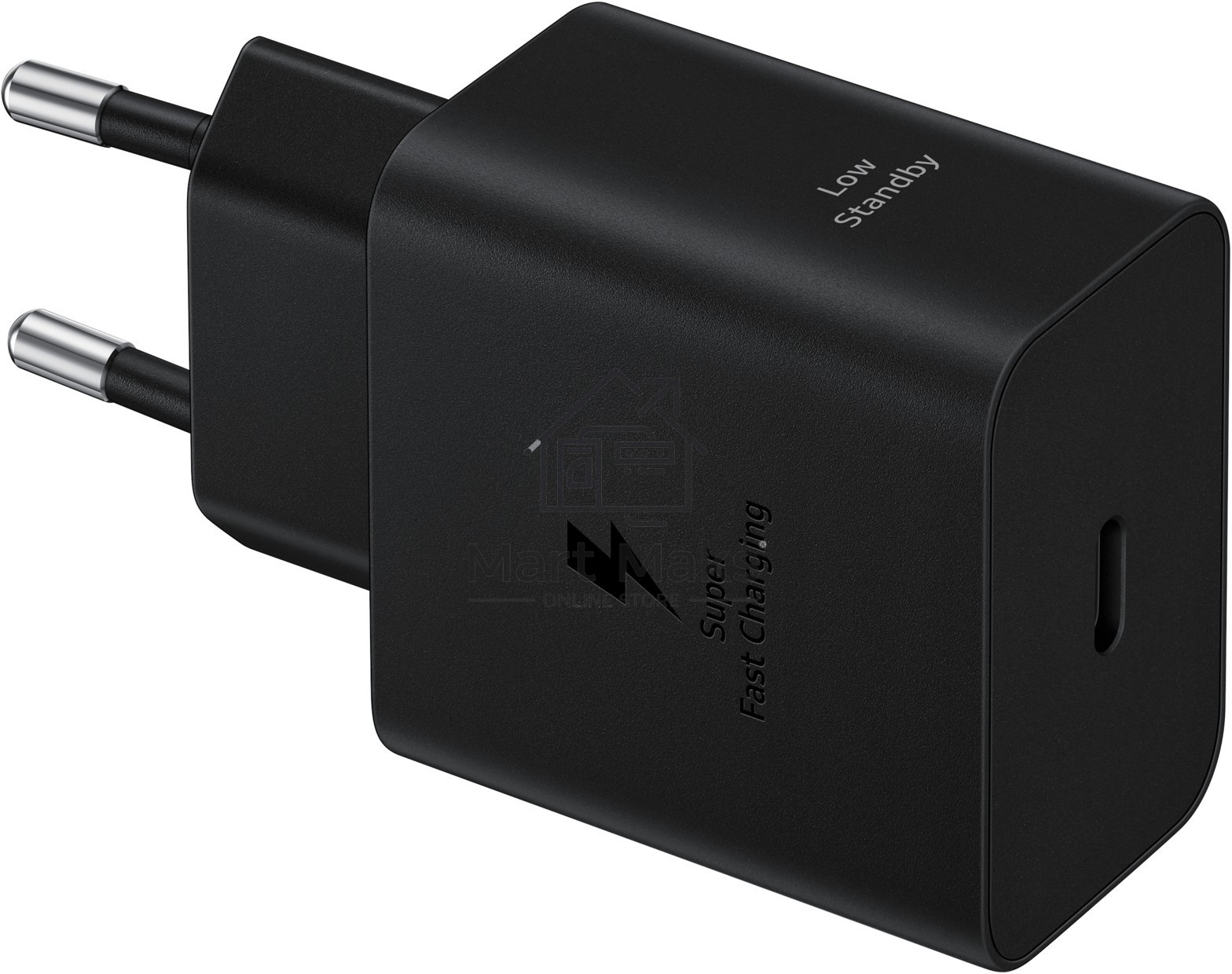 Сетевое зарядное устройство Samsung 45W (USB Type-C порт, кабель USB Type-C в комплекте), чёрное