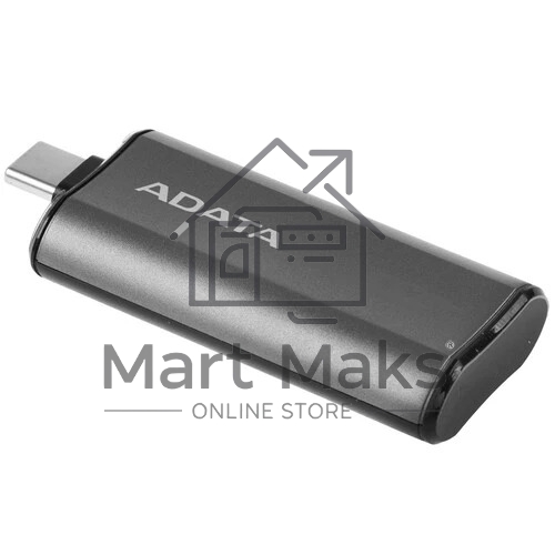Твердотельный диск A-DATA External SC750 серый SC750-2000G-CCBK 2TB USB 3.2 Gen 2 Type-C, R/W -1050/1000 MB/s