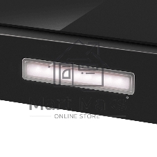Вытяжка каминная наклонная Maunfeld Astro 60 черный/черное стекло, 60 см, 850 куб. м/ч, 60 дБ