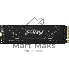 Накопитель SSD Kingston Fury Renegade, 2Tb, M.2(22x80мм), NVMe, PCIe 5.0 x4, 3D TLC, R/W 14700/14000Mb/s, IOPs 2 200 000/2 200 000, TbW 2000, DWPD 0.5 (12 мес)