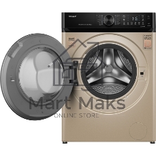 Стиральная машина Weissgauff WM 59411 Direct Drive Inverter Steam Champagne золотистая, загрузка фронтальная 11кг, 1400 об/мин., класс: A+++