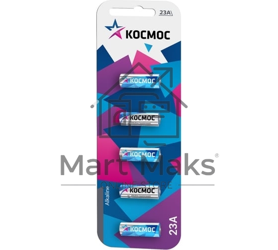 Элемент питания 23А 12V Alkaline 5BL для автосигнализации Космос