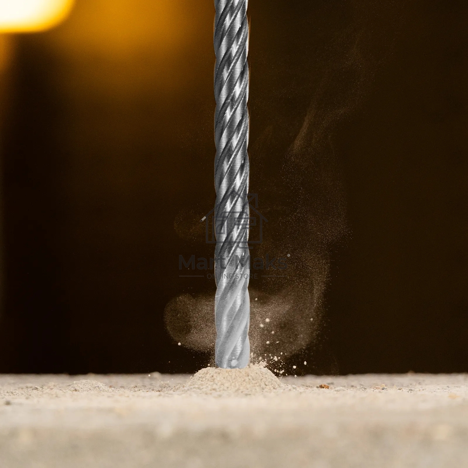 Бур по бетону Denzel цельная крестовая пластина, 8x215 мм, SDS PLUS